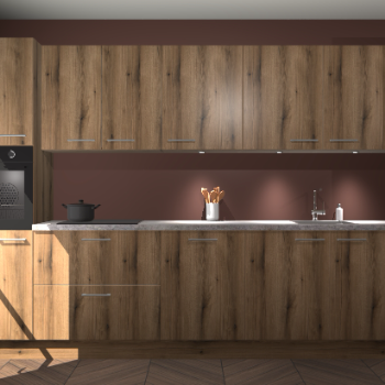 Goud eiken keuken Wels 59137