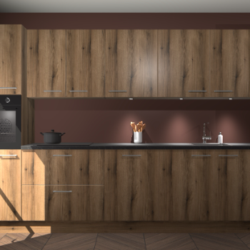 Goud eiken keuken Wels 59179