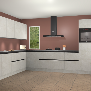 Beton Opal greeploze keuken Harare 75013