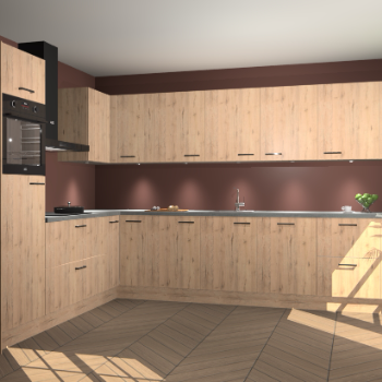 Madera Natuur keuken Debar 75721