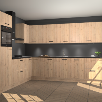 Madera Natuur keuken Debar 75726