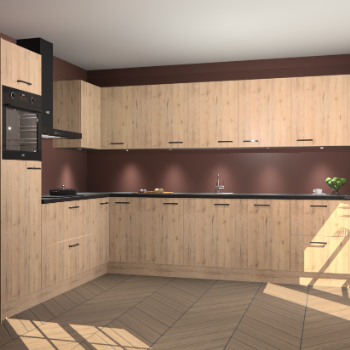 Madera Natuur keuken Debar 75727