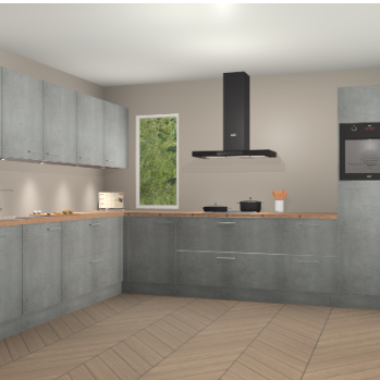 Beton Parelgrijs keuken Harare 74854