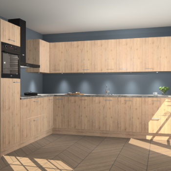 Madera Natuur keuken Debar 75730