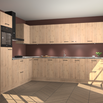 Madera Natuur keuken Debar 75733