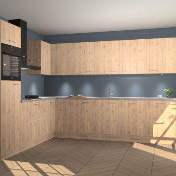 Madera Natuur keuken Debar 75736