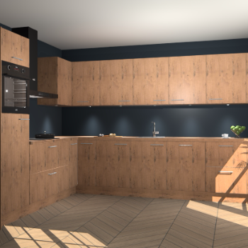 Astoria Eiken keuken Debar 75801