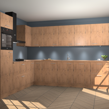 Astoria Eiken keuken Debar 75802