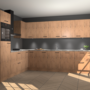 Astoria Eiken keuken Debar 75852