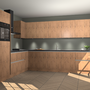 Astoria Eiken greeploze keuken Debar 75863