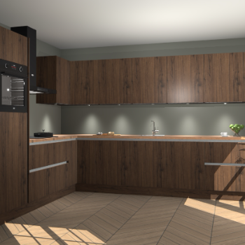 Noten greeploze keuken Debar 75916