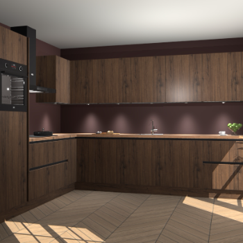 Noten greeploze keuken Debar 75919