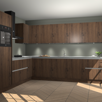 Noten greeploze keuken Debar 75953