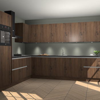 Noten greeploze keuken Debar 75959