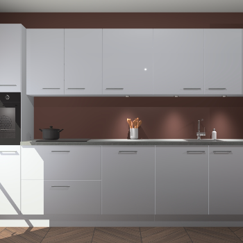 Sneeuwwitte hoogglans keuken Wels 60830