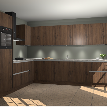 Noten greeploze keuken Debar 75965