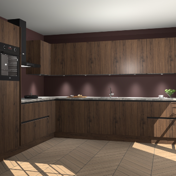 Noten greeploze keuken Debar 75968