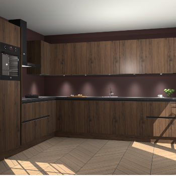 Noten greeploze keuken Debar 75980