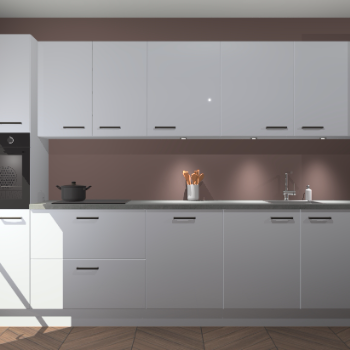 Sneeuwwitte hoogglans keuken Wels 60834