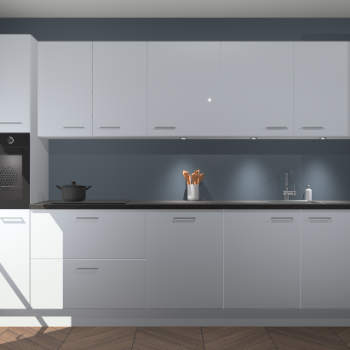 Sneeuwwitte hoogglans keuken Wels 60897