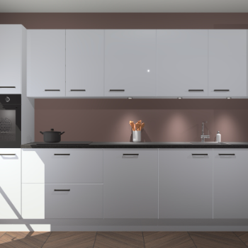 Sneeuwwitte hoogglans keuken Wels 60904