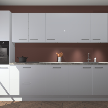 Sneeuwwitte hoogglans keuken Wels 60961