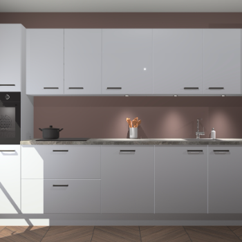 Sneeuwwitte hoogglans keuken Wels 60965