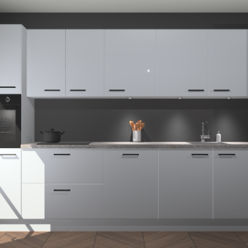 Sneeuwwitte hoogglans keuken Wels 61006