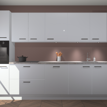 Sneeuwwitte hoogglans keuken Wels 61007