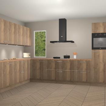 Chocolade eiken keuken Harare 75747