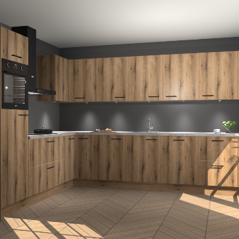 Goud Eiken keuken Debar 76447