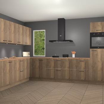 Chocolade eiken keuken Harare 75751