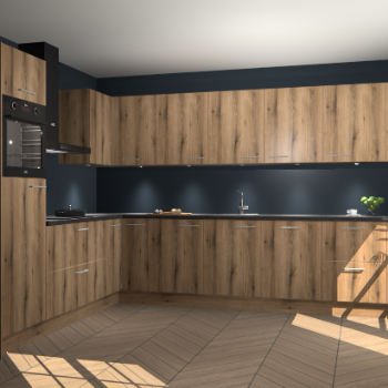 Goud Eiken keuken Debar 76450