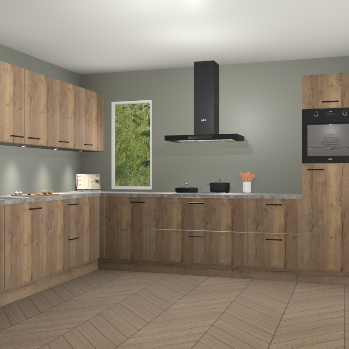 Chocolade eiken keuken Harare 75896