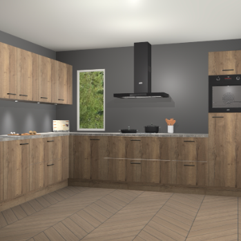 Chocolade eiken keuken Harare 75897