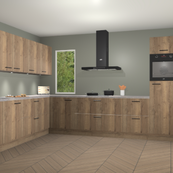 Chocolade eiken keuken Harare 75902