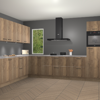 Chocolade eiken keuken Harare 75903