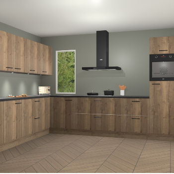 Chocolade eiken keuken Harare 75908