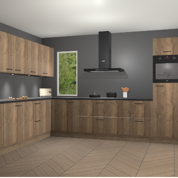 Chocolade eiken keuken Harare 75909