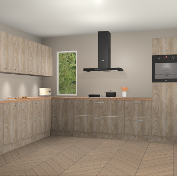 Cantaro eiken keuken Harare 76058