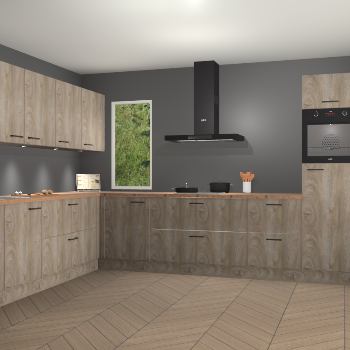 Cantaro eiken keuken Harare 76062