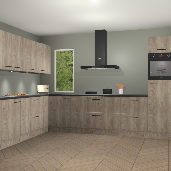 Cantaro eiken keuken Harare 76636