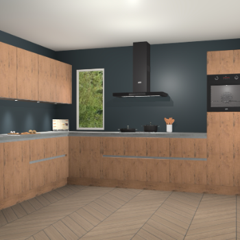 Astoria eiken greeploze keuken Harare 77171