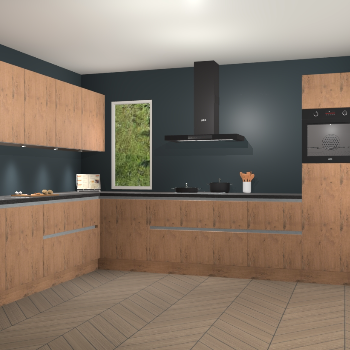 Astoria eiken greeploze keuken Harare 77177