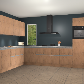 Astoria eiken greeploze keuken Harare 77183