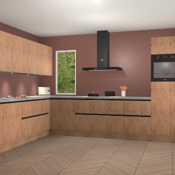 Astoria eiken greeploze keuken Harare 77192