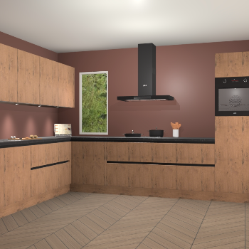 Astoria eiken greeploze keuken Harare 77198