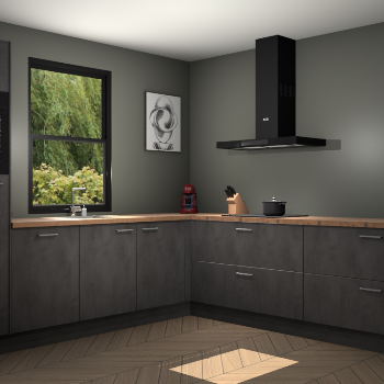 Beton antraciet keuken Lublin 63605