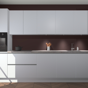 Sneeuwwitte greeploze keuken Wels 59697