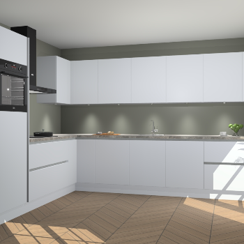 Sneeuwwitte greeploze keuken Debar 77362